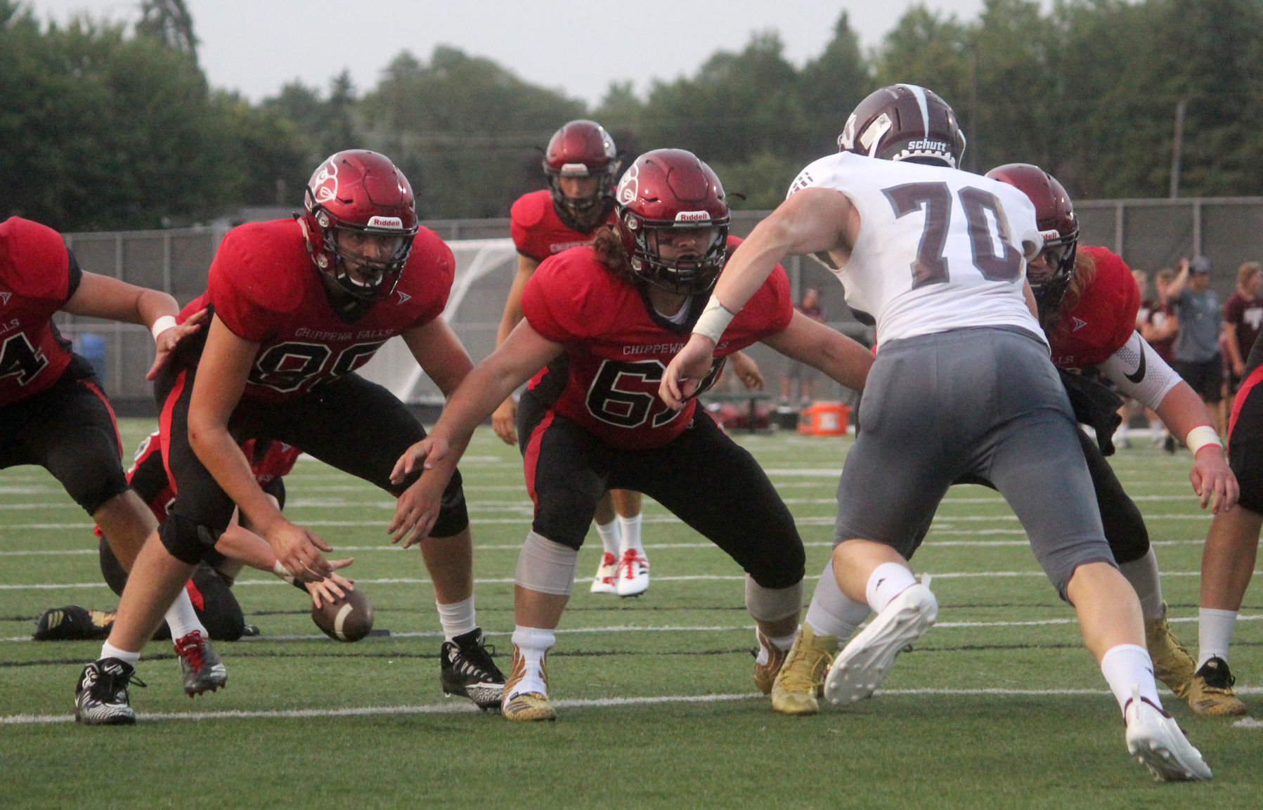 Holmen at Chi-Hi football 8-17-18